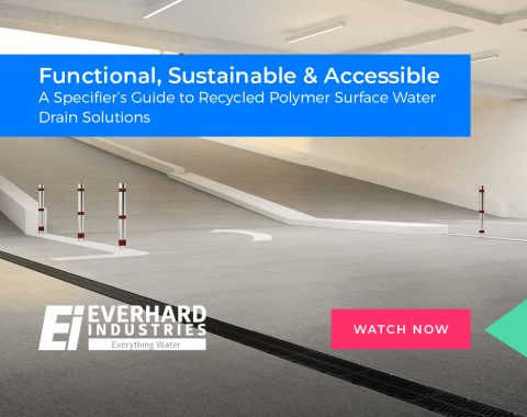 Functional, Sustainable & Accessible – A Specifier’s Guide to Recycled Polymer Surface Water Drain Solutions